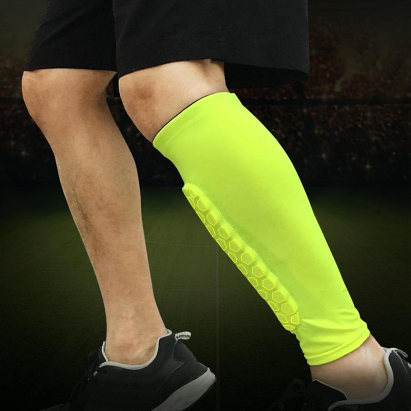 Football Shin Pads, Calf Protector Professional Shockproof Shin ...