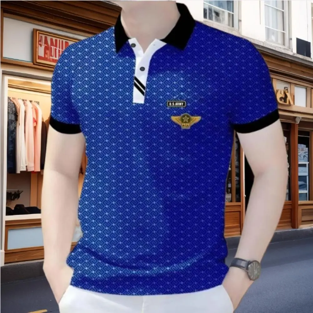 Áo Polo, Dòng Mùa Hè Bán Chạy, Thanh Lịch Và Sang Trọng, Thời Trang, Nhiều Màu, Thích Hợp Cho Các Môn Thể Thao Ngoài Trời, Phong Cách Ngày Lễ Ngọt Ngào, Quần Áo Cỡ Ngoại Cỡ Áo Polo Cho Nam Và Nữ, PL-6