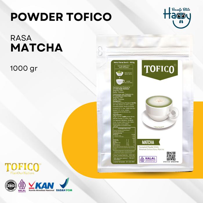 Topping Rasa Macha Jual Tofico Powder Matcha 1kg - Bubuk Minuman Rasa Teh Hijau Macha ...