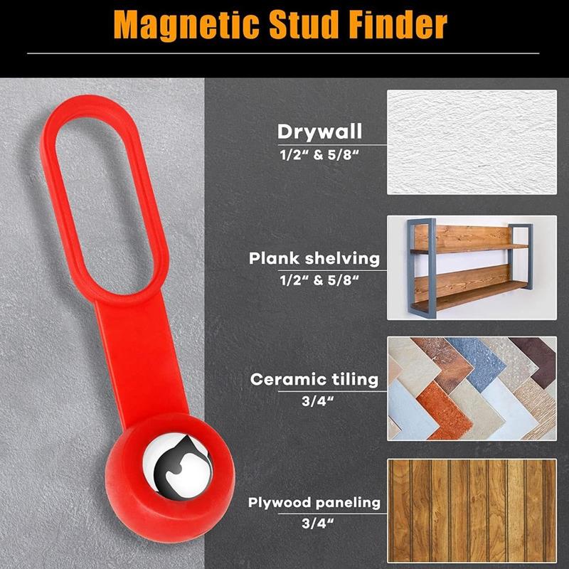 New Magnetic Detect Metal Tool 27 Pounds Pull Power 52300 Studball Metal Detectors Through No Batteries Wall Scanners Drywall Wood 3