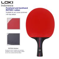 Gambar K SERIES 4 Pingpong bat LOKI - Table tennis racket - long handle, black red dari LOKI INDONESA Kota Administrasi Jakarta Barat 3 Tokopedia