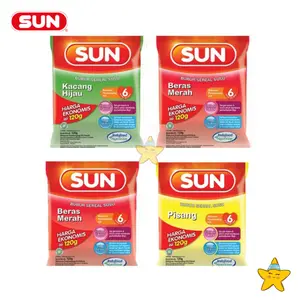 HBK SUN Bubur Susu Sereal Bayi Ekonomis Sachet 120 Gr Makanan Mpasi 6 Bulan