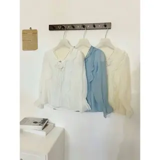 VALEN - Váy babydoll nữ dáng dài trơn viền ren 4036, freesize trắng tinh khôi, mặc đi chơi, dạo phố, chụp hình (3794) 4