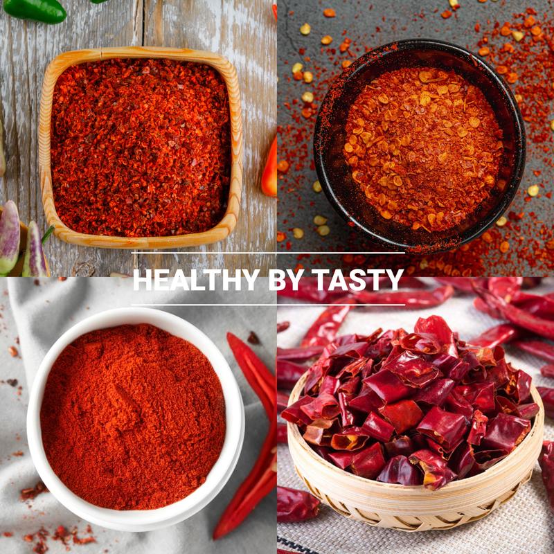 Cabe Bubuk Halus Red Chilli Flake Korea Kimhci Dried Chili Ring - Shop ...