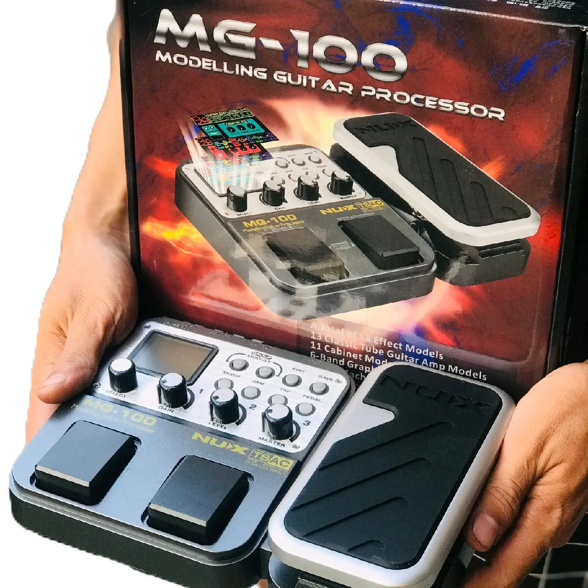 Efek NUX MG 100 Original Bergaransi Efek gitar Elektrik Listrik
