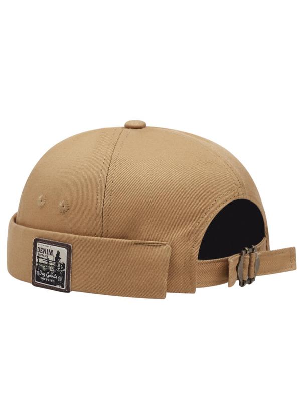 Letter Label Landlord Cap, Casual Outdoor Sports Docker Hats for Men & Women, Trendy Modern All-match Clothes Accessories for Daily Used 2