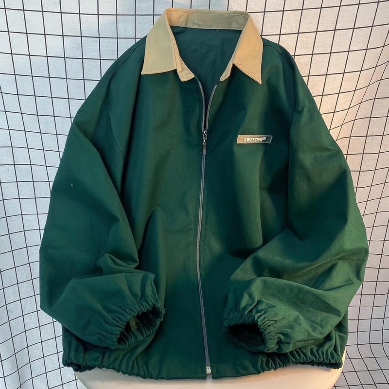 Áo Khoác Kaki BOMBER Unisex Nam Nữ Cá Tính. Menswear Dài Tay Nhung Jacket 1