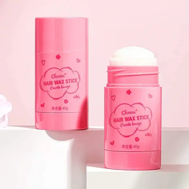 40g Solid hair wax solid styling hair wax stick Professional Shattered hair finishing cream Gel Haircare