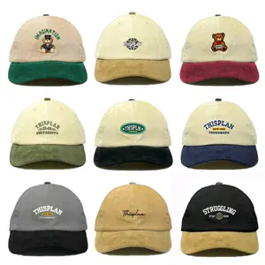 Topi Corduroy Thisplan Baseball Hat Polocaps
