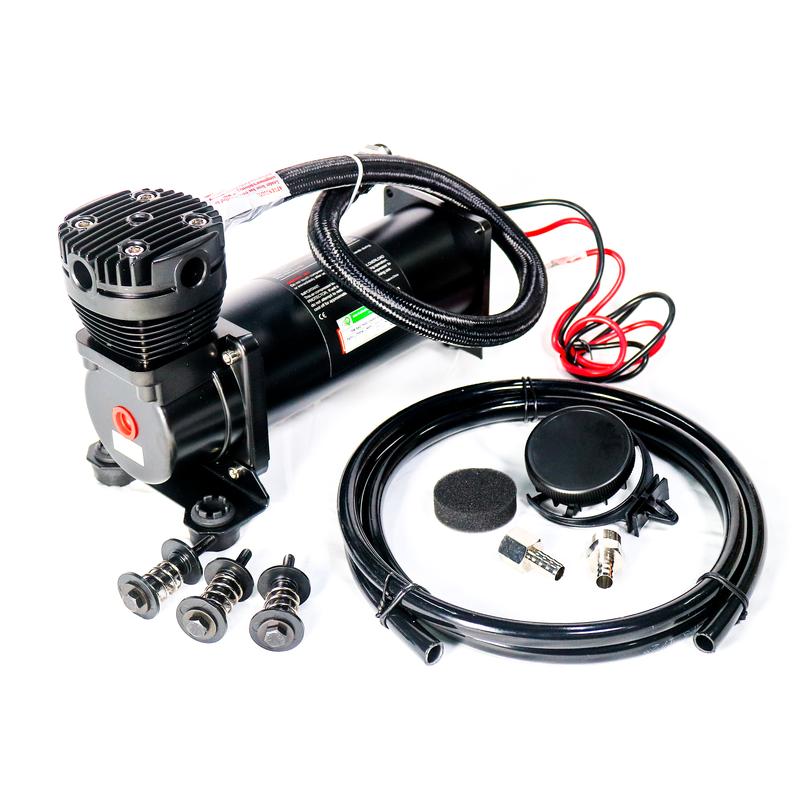 Máy nén khí DC 12V - 24V SQ495 siêu êm để độ kèn hơi ghế hơi