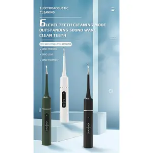 AFFSELV Sikat Gigi Elektrik 2in1 Scaler Sonic Wave Toothbrush 6 Modes - LC-H161