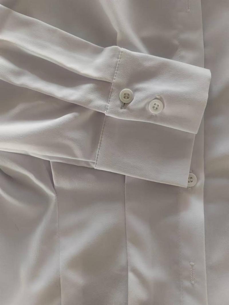 Product Introduction of Women's Plain Shirt, Elegant Casual Button Blouse Top for Daily Wear, Ladies Clothes for All Seasons 5