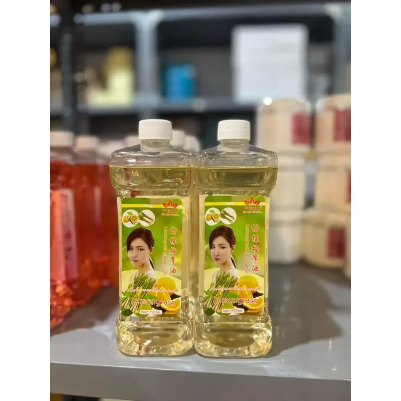 Tinh Dầu Massage Body Dầu Gừng, Sả Chanh, Ngải Cứu, Lavender, Hoa Hồng, Oliu Dung Tích 500ML, 750ML 5