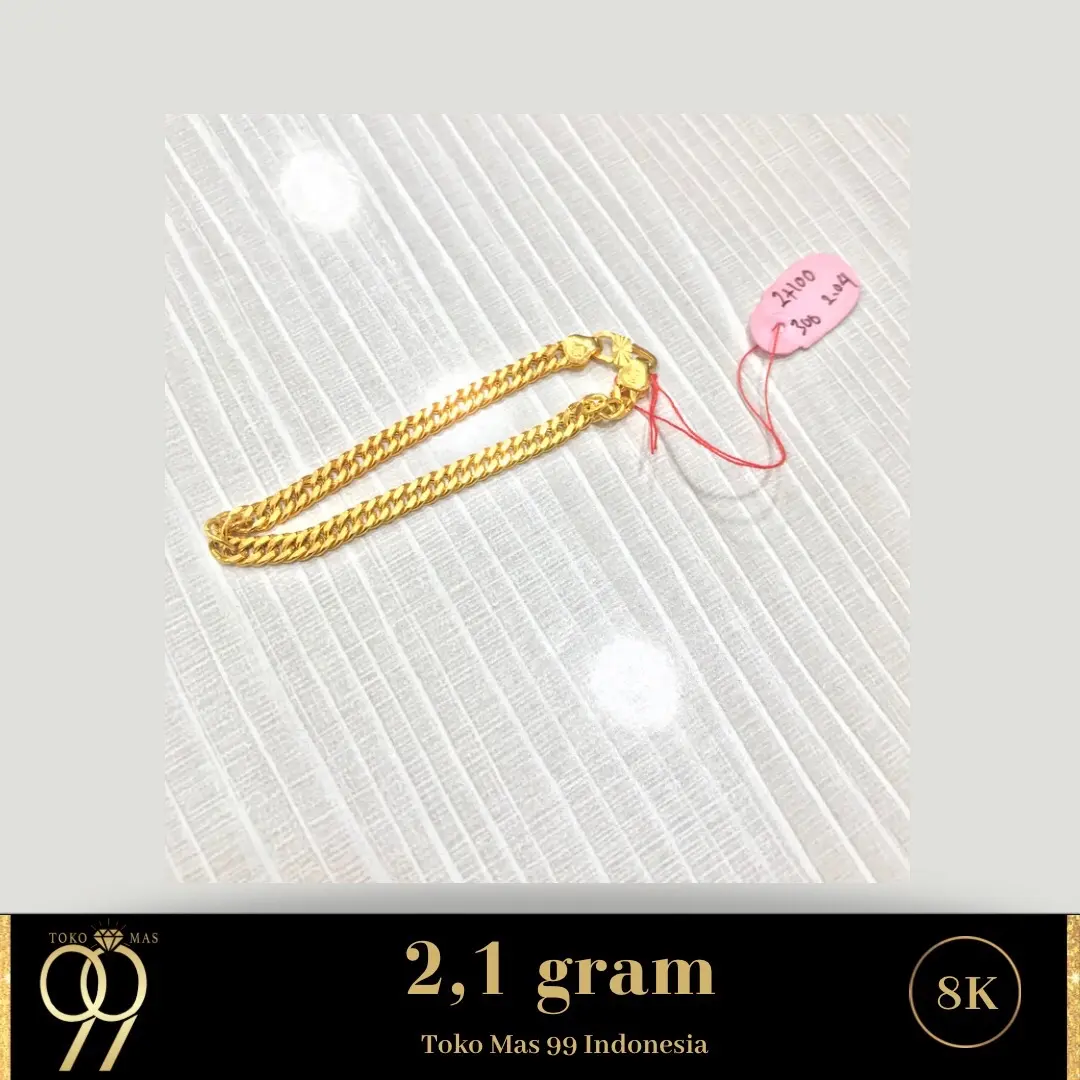 Gelang Emas YellowGold Hollo Anak 8K - 99 Karawang