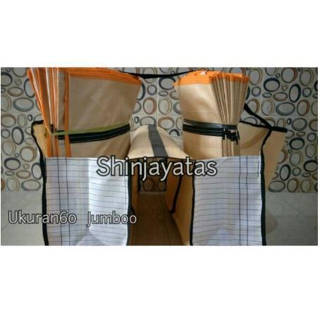 Tas Motor Karung Tebal / Tas Obrok ke pasar / Tas Obrok karung Kurir Serbaguna / Tas Rengkek Jumbo Belanja 1