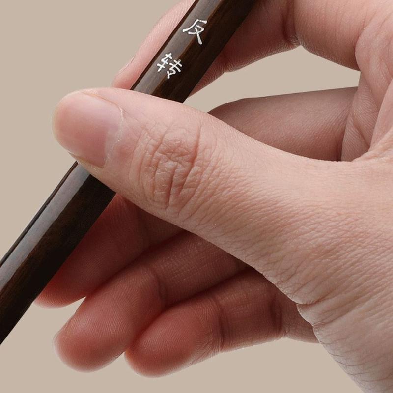 Product Introduction of Calligraphy Brush Art Paint Brush Chinese Brushes Oil Painting Chinese Calligraphy Brush Wolf Hair Wooden Handle Script Writing Brush Watercolor 10