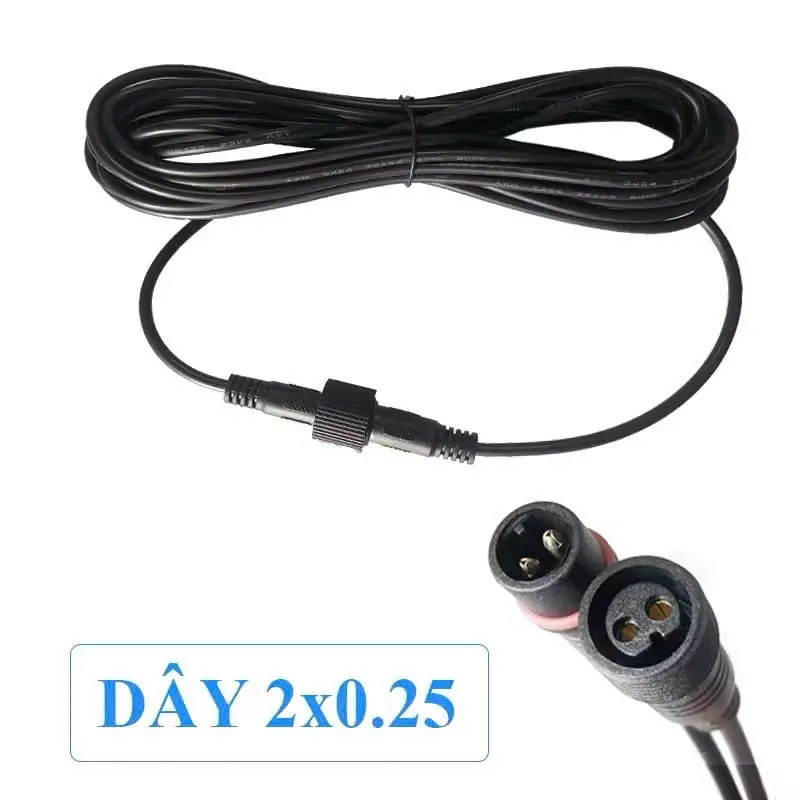 Dây nối đèn năng lượng mặt trời 5-7m chống nước, chống bụi 4