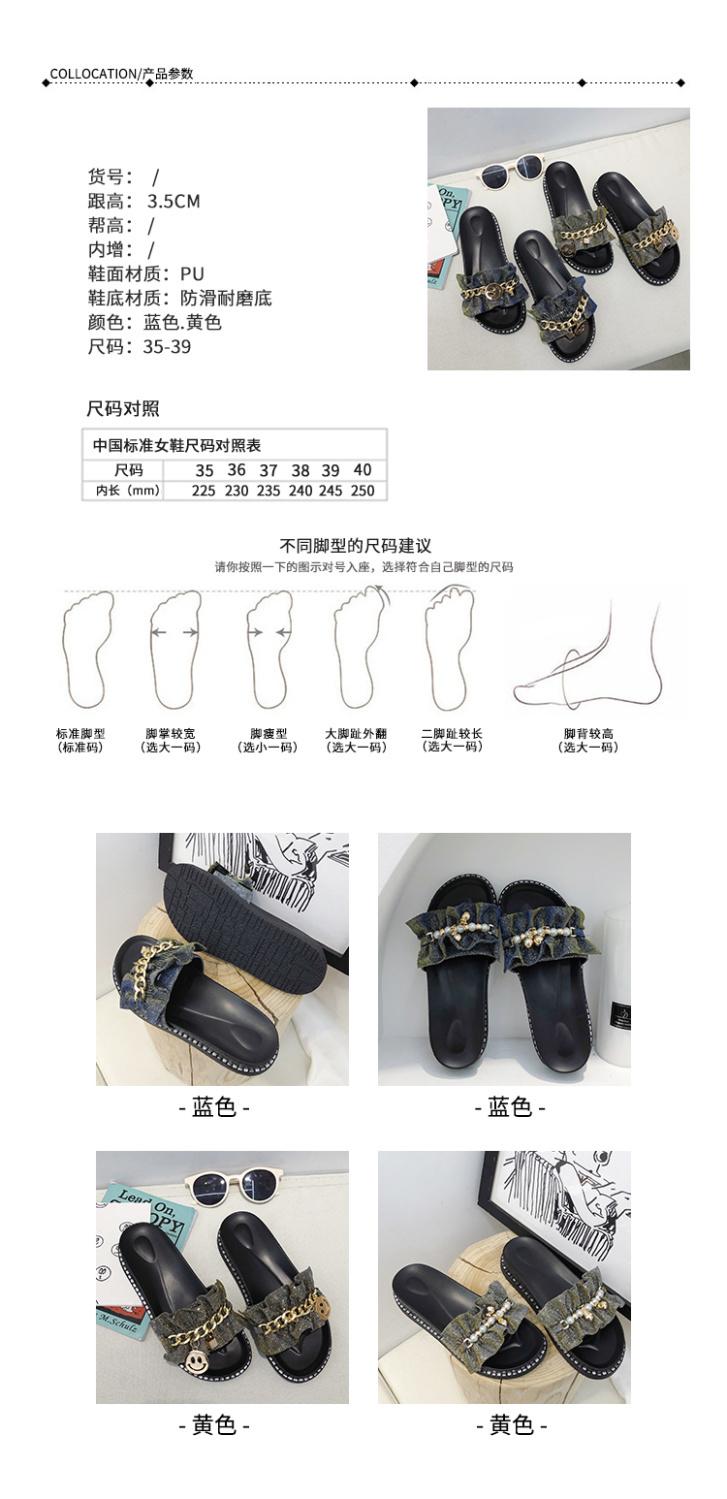 Product Introduction of Xốp Đế Dày, Dép Siêu Hot Người Nổi Tiếng Trên Internet Công Cộng Nhỏ Dép Xỏ Ngón Đi Biển Nhẹ Đế Bằng Mùa Hè Cho Nữ, Có Thể Mặc Ngoài Trời, Hàng Mới Về 2023 Shoes 3