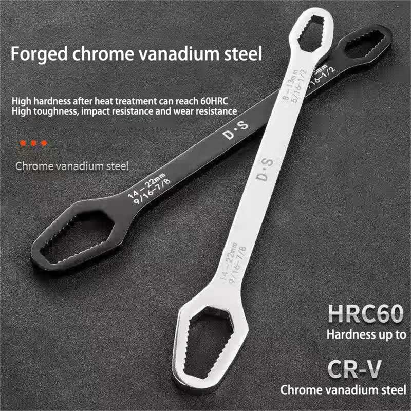 Universal Open-End Wrench, Self-Tightening Ring Spanner, Suitable For 8-22 Mm, Various Screws And Nuts 2