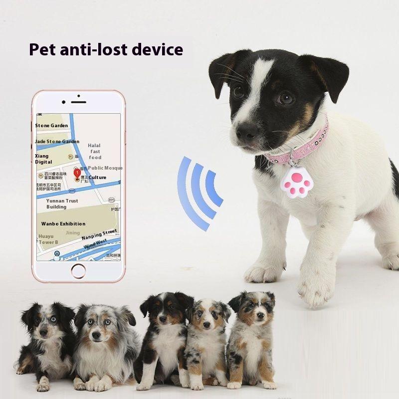 Product Introduction of Dogs and Cats Anti-Lost Locator Pet Global Navigation New Smart Cat Dog Collar Tracking Two-Way Looking for Bluetooth Waterproof Apple Android Universal 1