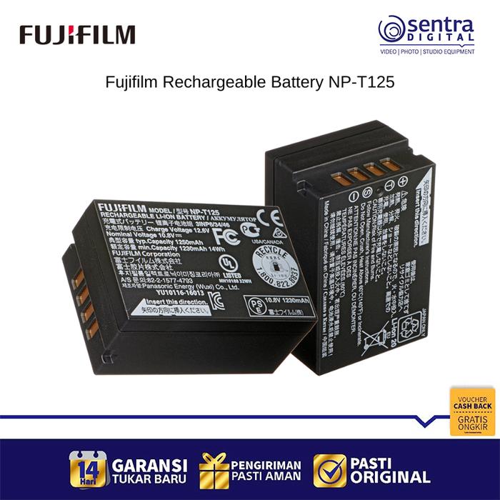 Gambar Fujifilm Original Battery Camera Rechargeable NP-T125 dari Sentra Digital Kota Surabaya Tokopedia