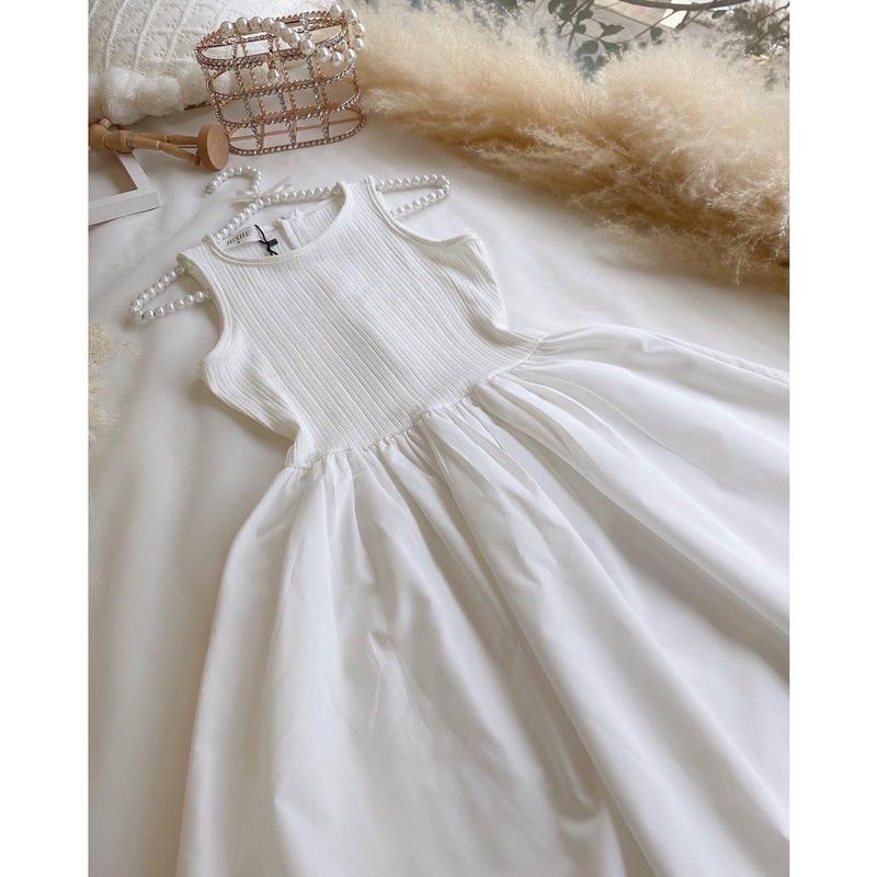 (Hàng chuẩn) Đầm balo maxi dáng dài sát nách trendy phù hợp mọi phong cách 9