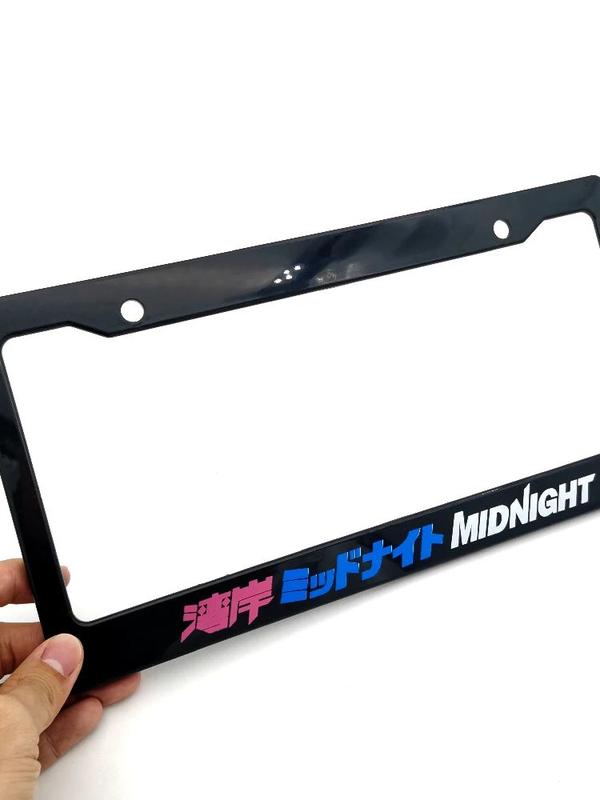 Product Introduction of Spot Goods COD 1PCS Car License Plate Frame Standard ABS JDM Style For Decoration Auto Number Plate Frame 13