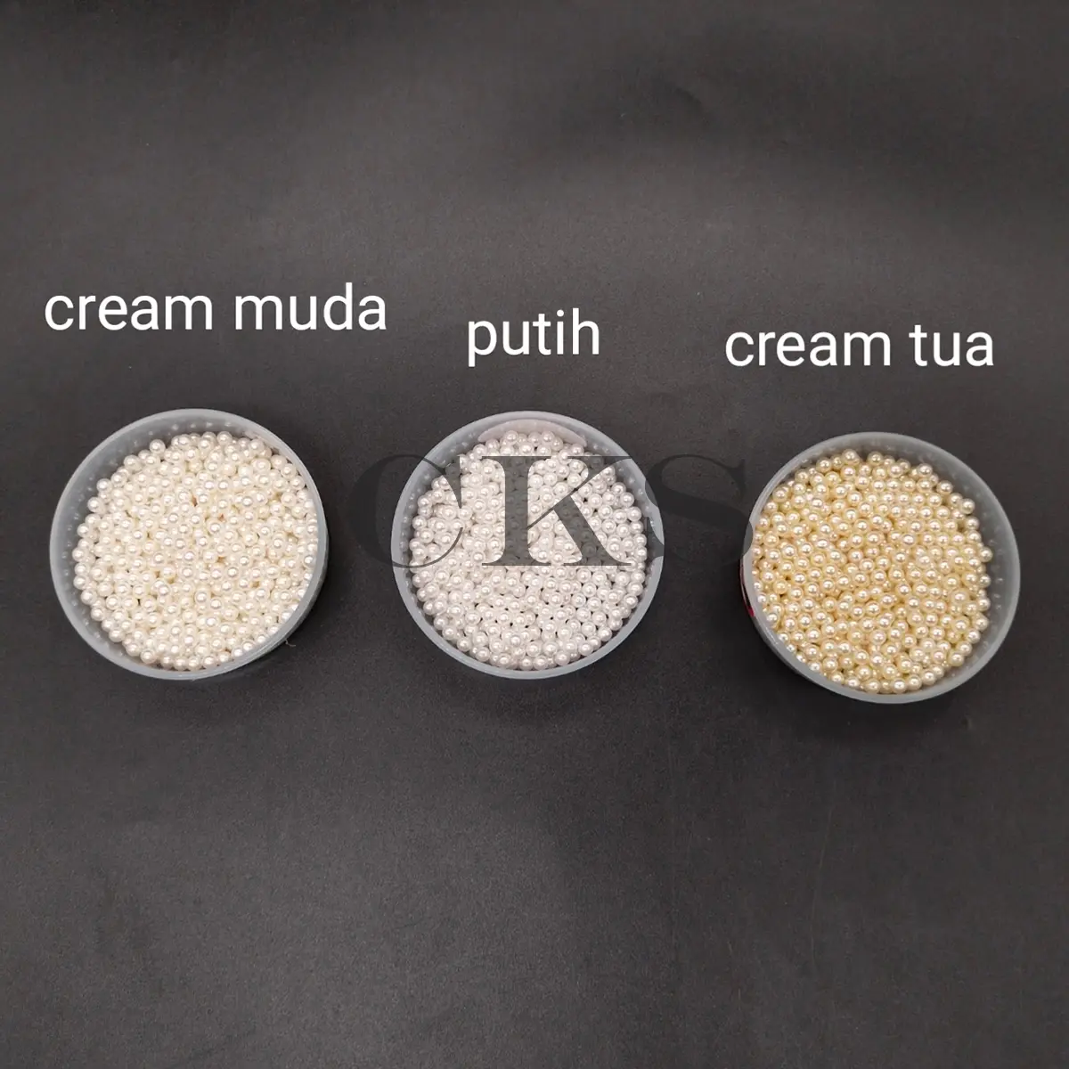 Mutiara tembak / mutiara tanpa lubang / mutiara tembak 4 mm
