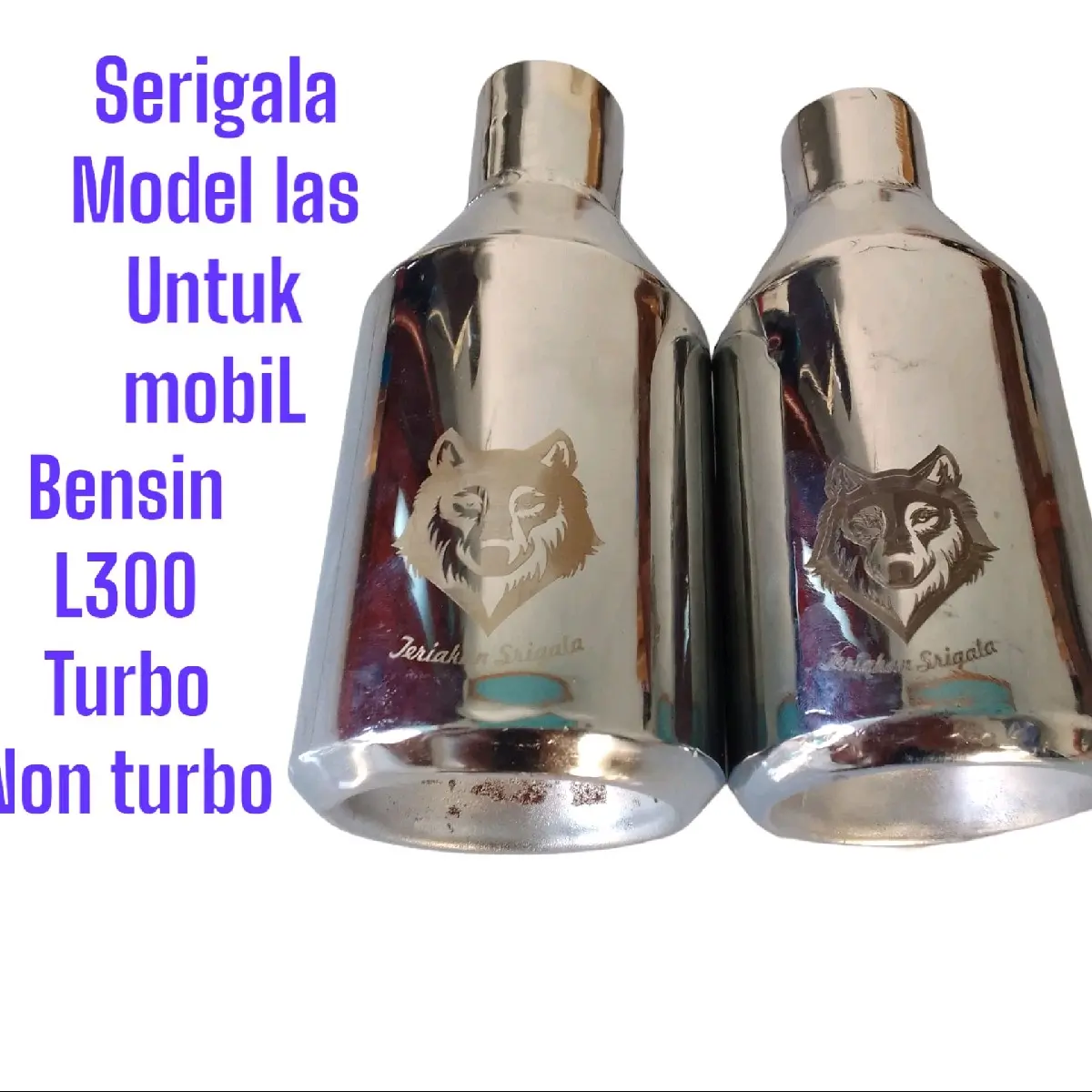 kenalpot mobil serigala model las untuk mobil bensin L300 cary futura elf panther canter traga hinodutro umplung dll silahkan diorder bos