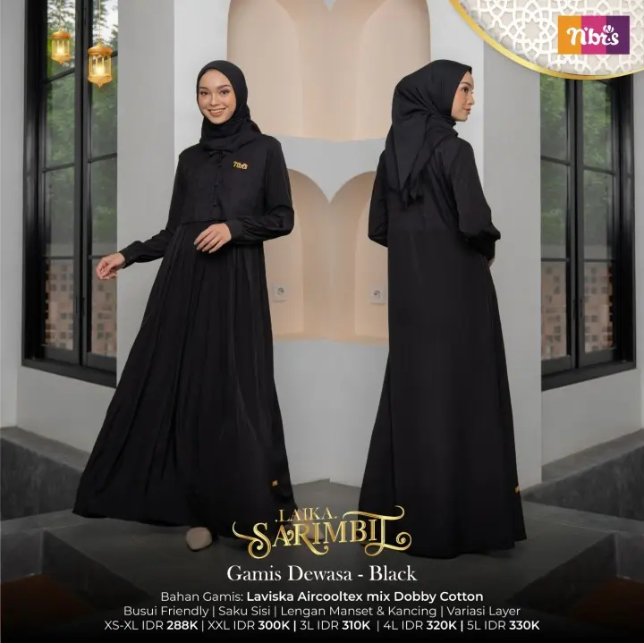 NIBRAS LAIKA GAMIS WANITA 1