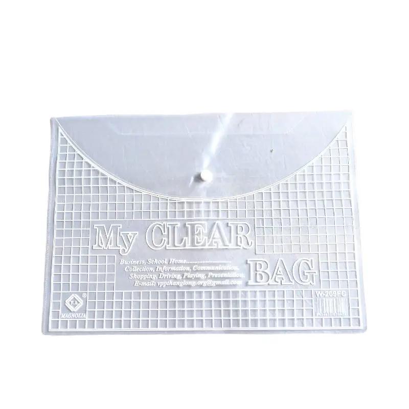 Bìa đựng tài liệu văn phòng phẩm giá sỉ A4 my clear bag trong suốt - Túi đựng tài liệu giấy a4