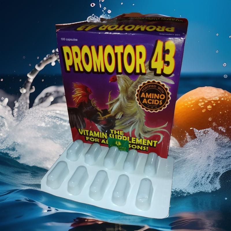 PROMOTOR 43 -MULTIVITAMINS CAPSULE Dietary Supplement (10piece's/1stab ...
