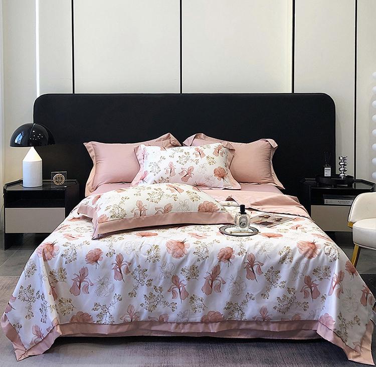 [TẶNG VỎ GỐI ÔM ]Bộ chăn ga gối lụa thái 4 món cao cấp có nhiều họa tiết và kích thước mẫu mã sang trọng bộ chăn ga chăn mùa hè mát lạnh chăn chần bông mỏng cho mùa hè