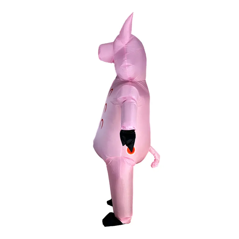 Inflatable Pig Costume, Cute Inflatable Pig Clothing, Funny Inflatable Costume for Halloween, Christmas, Birthday Party, Cosplay, Party Supplies, Menswear 7