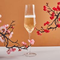 Gambar Crown Patterned Champagne Glass 310ml - Natural / Gelas Minum Cantik dari Brewsuniq Store Kota Medan 1 Tokopedia
