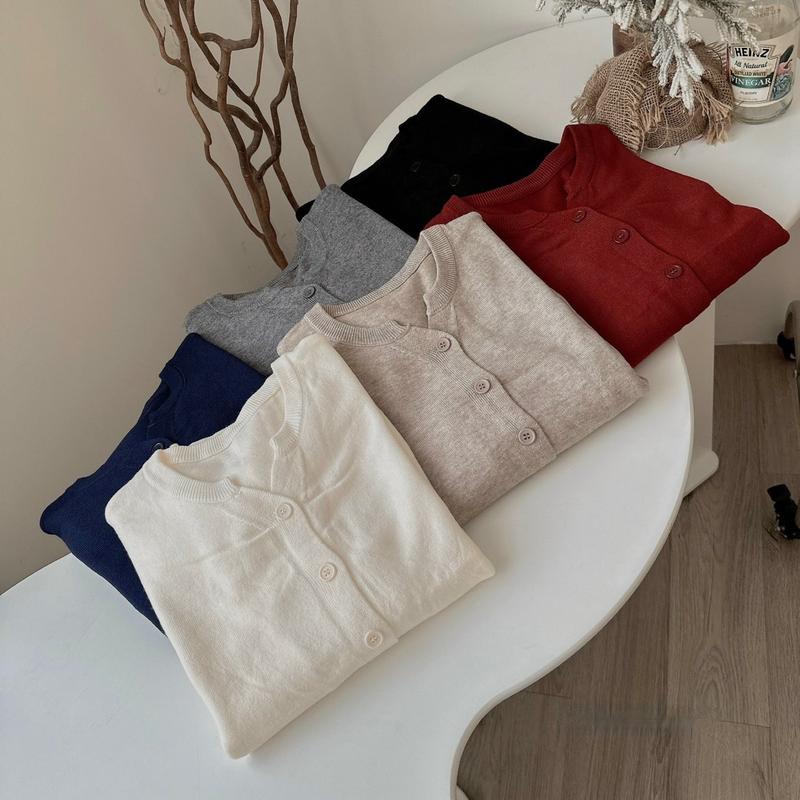 Áo cardigan trơn len mịn by Lily CDG02 Nữ 8