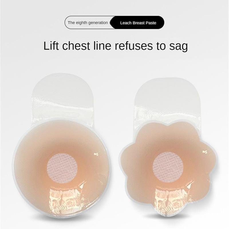 Miếng Dán Ngực Nâng Ngực Silicon, 10CM, Chống Mồ Hôi, Có Thể Tái Sử Dụng, Tự Nhiên Và Vô Hình, Chống Chảy Xệ, Thoáng Khí, Phụ Kiện Áo Ngực Nữ 8
