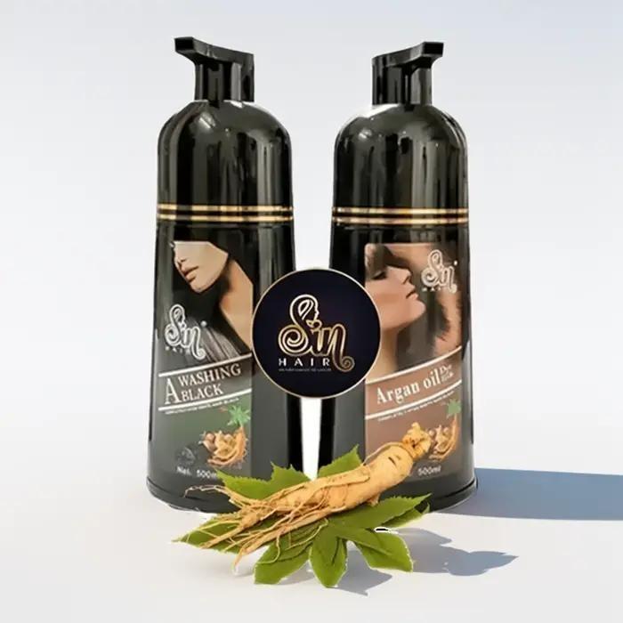 Dầu gội hỗ trợ phủ bạc Sin hair chai 500ml Chăm Sóc Tóc