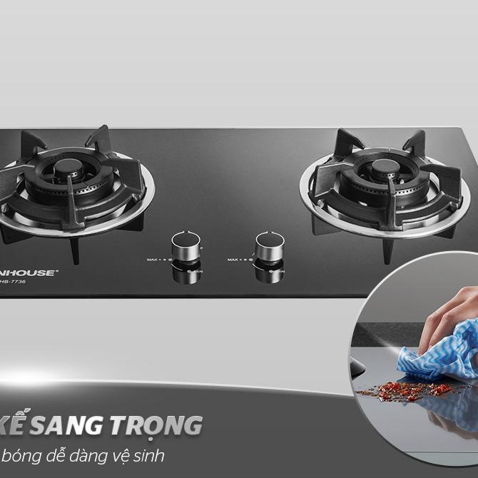 Bếp ga âm kính Sunhouse SHB7736