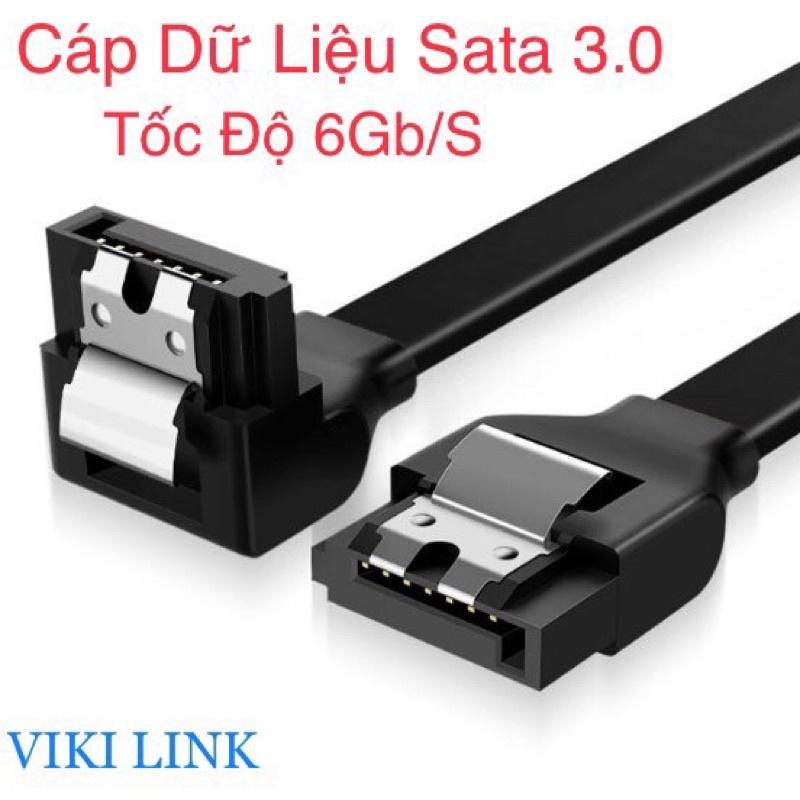 Dây Cáp tín hiệu SATA 3-6G/S mới giúp Kết nối ổ cứng,SSD HDD với Mainboard, dài 30cm