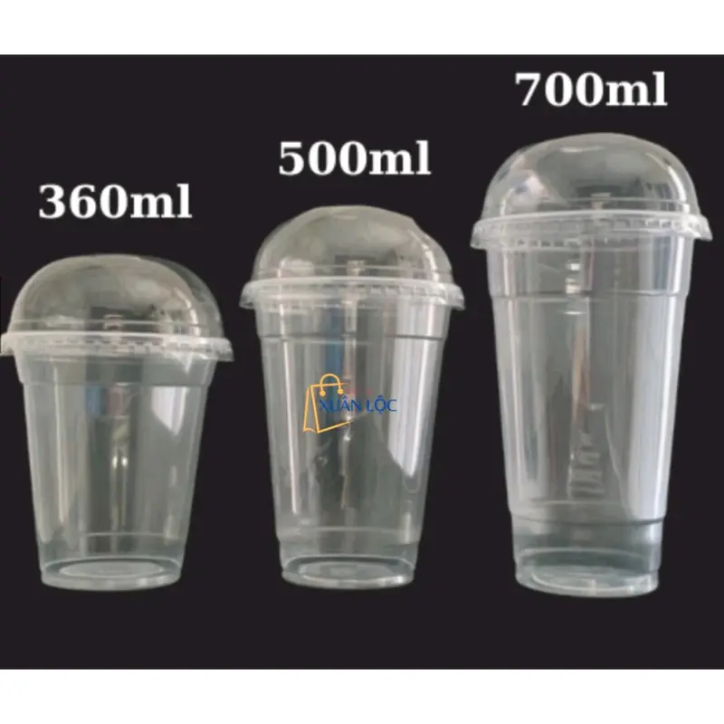 [SET] 50 LY NHỰA PP 360ML.500ML.700ML ĐỰNG CAFE. TRÀ SỮA . 1
