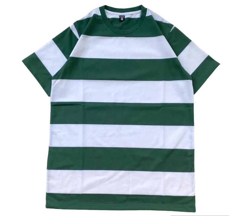 (Cotton 24s) Kaos Stripe Bahan Tebal Cotton 24s / Atasan Baju Salur Premium 3
