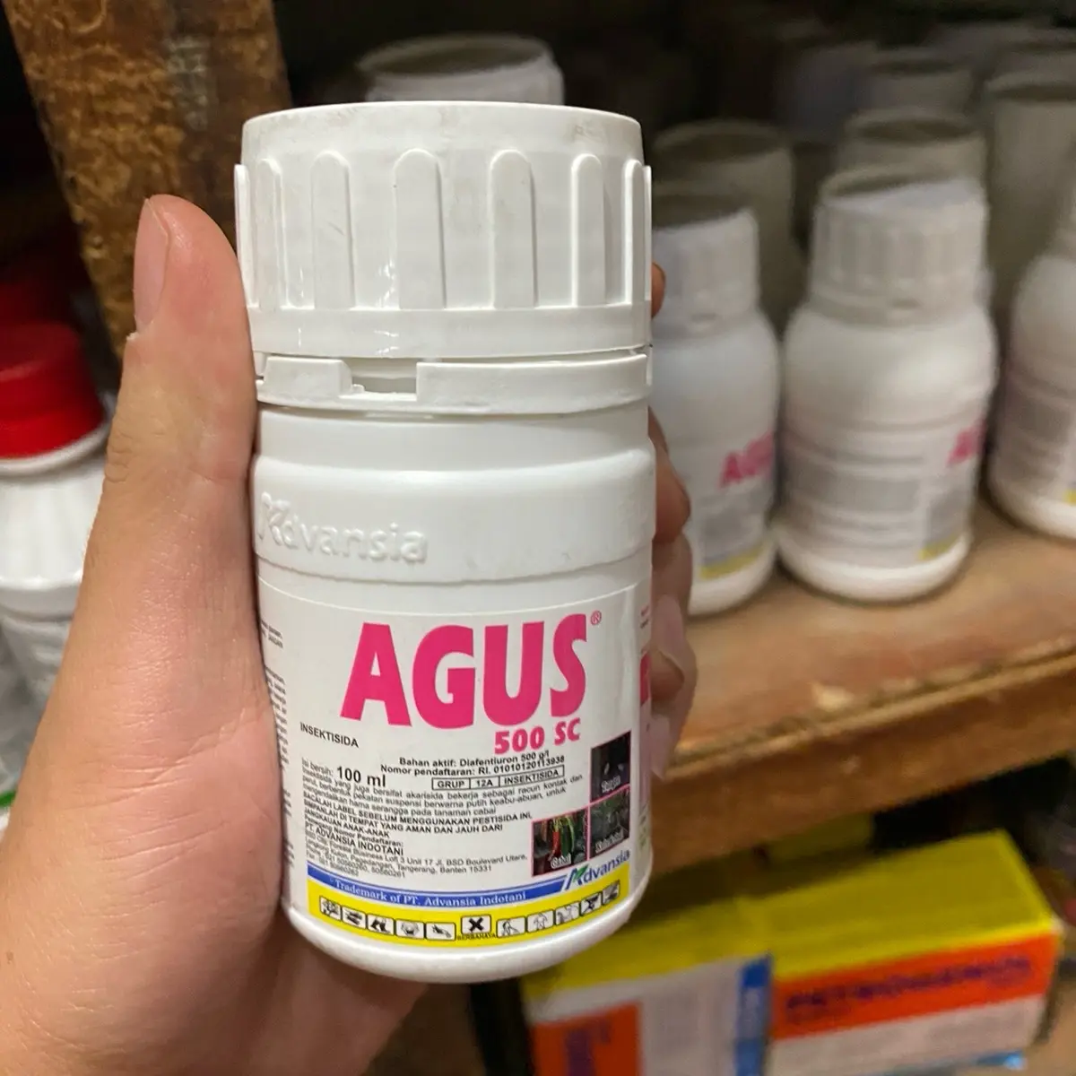Insektisida agus 500SC isi 100ml pembasmi hama