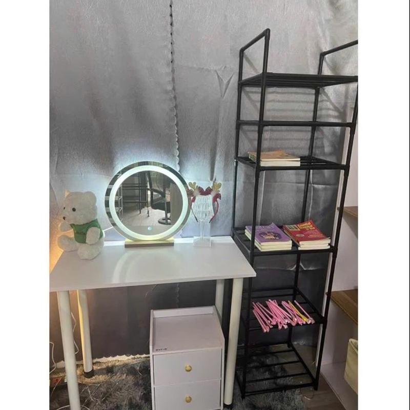 Kệ để đồ đa năng 6 tầng , khung thép cácbon Sơn tĩnh điện chống gỉ , sử dụng trong nhà tắm , phòng bếp , phòng ngủ , chắc chắn đa năng . 1