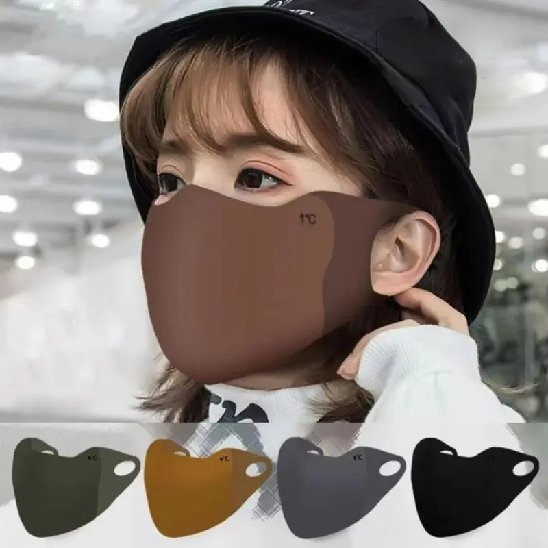Breathable Warm Mask Seamless Warming Windproof Cold Proof Face Masks Autumn Winter Elastic Soft Face Accessory