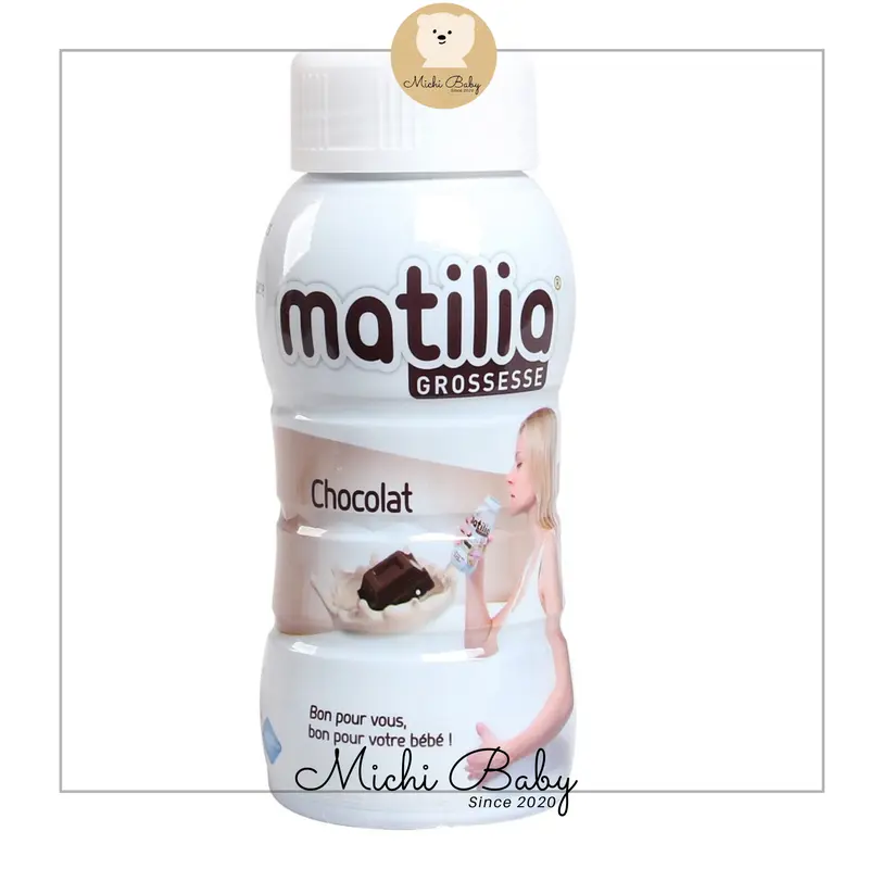 DTT - 1 Thùng 6 Lốc - 24 Lon Sữa bầu matilia Pháp Đủ Vị (4 hộp x200ml) - Michi Baby MC4588 5