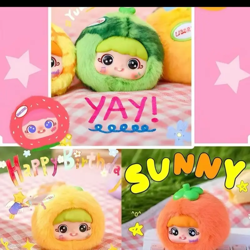 [có sẵn] Blindbox yaya v2 trái cây siêu dễ thương ,hàng chính hãng lẻ 1 box tự khui Thú Bông 7