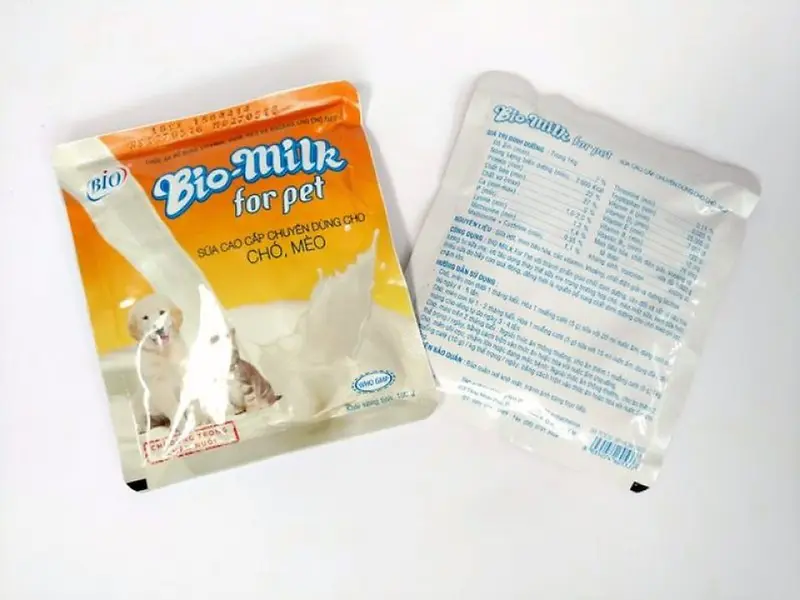 100g Sữa bột cao cấp giành cho chó mèo Bio Milk [ gói lẻ 100g ] 7
