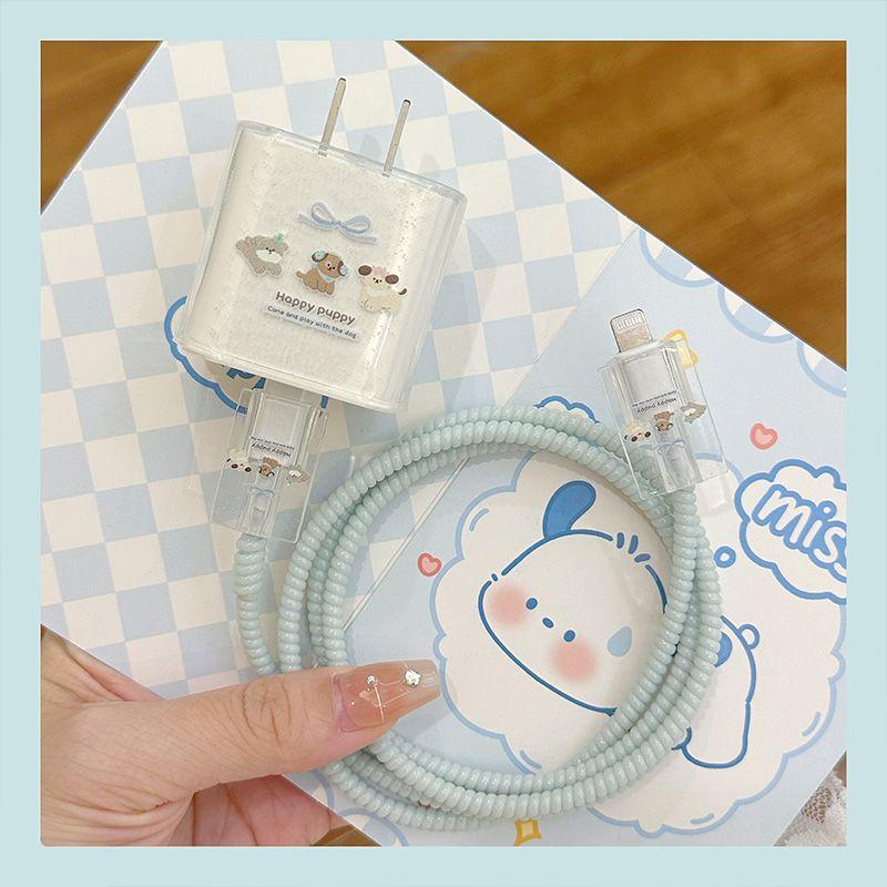 Tay Áo Bảo Vệ Cáp USB, 20W, Cho Phích Cắm Sạc Apple 15Promax, Sạc Nhanh, Chống Rơi, Vỏ Ốp Mềm, Tương Thích Với 14 Và 13, Chống Vỡ Phone Phụ Kiện 4