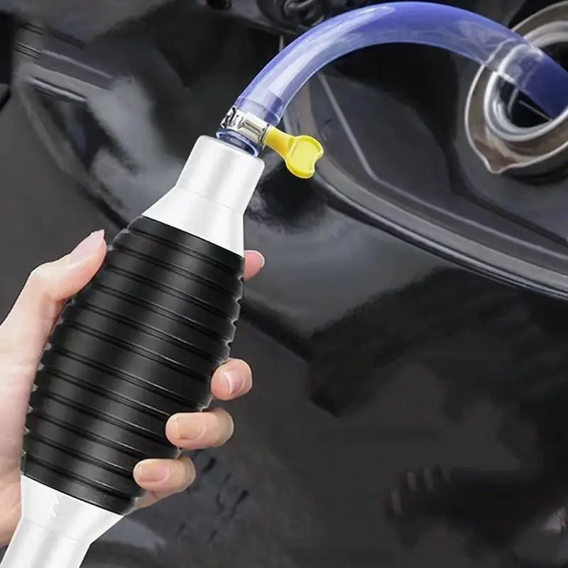 Car Manual Oil Tank Suction Pipe, 1 Set Oil Pump Pipe, Aquarium Fish Tank Siphon Change Pipe, Manual Cleaning Tool, Thickened and Lengthened Water Pump 3